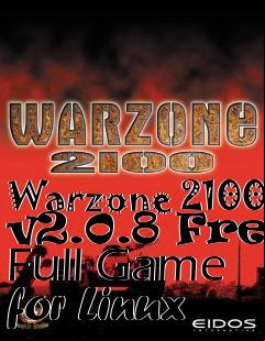 Box art for Warzone 2100 v2.0.8 Free Full Game for Linux
