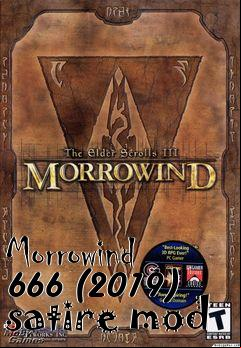 Box art for Morrowind 666 (2019) satire mod