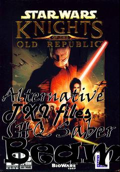 Box art for Alternative TXI files (HQ Saber Beams)