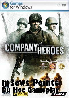Box art for m3ows Pointe Du Hoc Gameplay