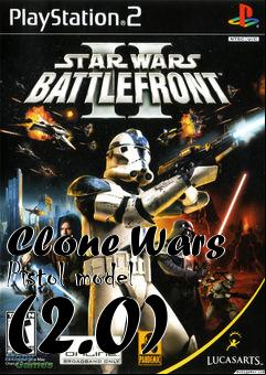 Box art for Clone Wars Pistol model (2.0)