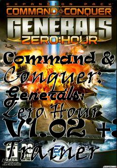 Box art for Command
& Conquer: Generals: Zero Hour V1.02 +3 Trainer
